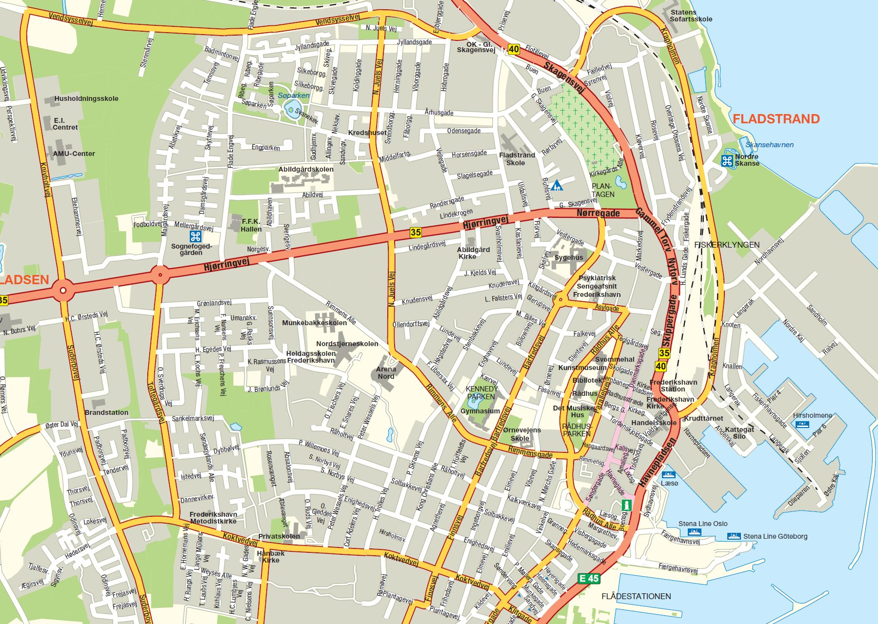 Bykort København Kort
